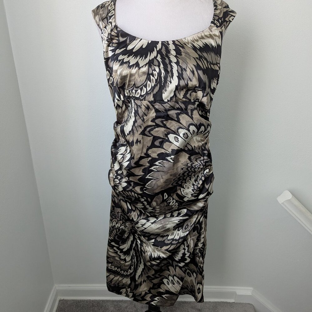 Maggy London Cinched Sleeveless Dress, 14